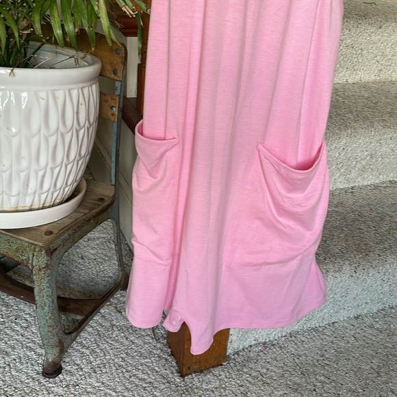 NWT Gracyoga Pink Boho Slouchy Romper Medium - Picture 3 of 9